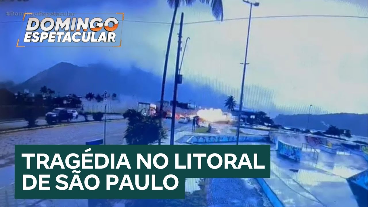 Moradores contam como foi o resgate de vítimas da queda de um avião em Ubatuba (SP)