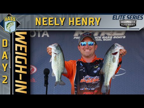 2021 Bassmaster Elite at Neely Henry Lake, AL - Day 2 Weigh-In