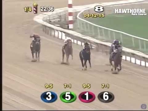 Dare To Dream Stable's KINGSTON TERRACE wins at Hawthorne Racecourse on 4-12-15