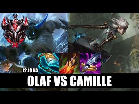Olaf Top vs Camille Grandmaster NA 12.10