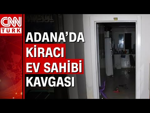 Adana'da ev sahibi, 3 aydır kirasını ödemeyen kiracısının kapısını söktü