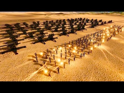 300 JOHN WICKS & ARTILLERIES vs 2,000,000 ORCS & ZOMBIES | Ultimate Epic Battle Simulator 2 | UEBS 2