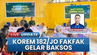 Persiapan 132 Tahun Misi Katolik di Tanah Papua, Korem 182/JO Fakfak Gelar Baksos di Hambriangkendik