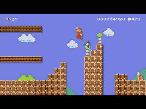 ● Super Ouoyupot bros 1-1(34%) ● by Marcelo - Super Mario Maker - No Commentary 1bm