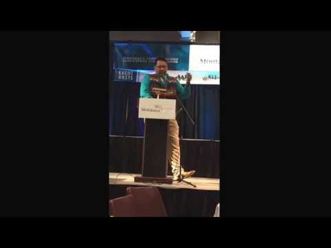Darrin Old Coyote, 21st Crow Nation Tribal Chairman at Montana Energy 2014