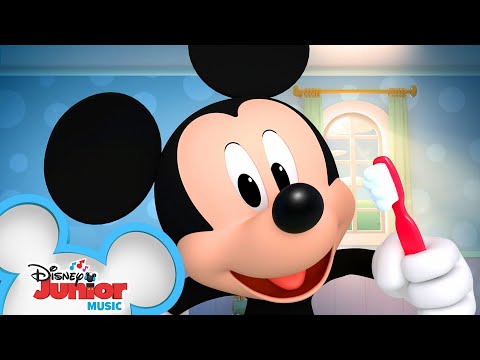 Brush to the Beat ????| Music Video | Learn to Brush Your Teeth | Mickey Mornings | Disney Junior