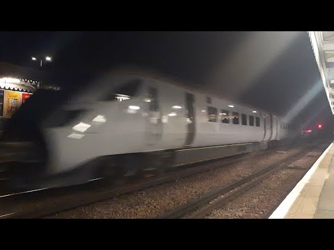 GBRf 66766 hauls Transpennine Express 802213 & 802214 through Paddock Wood 11/9/19