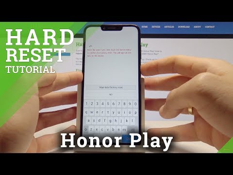 How to Hard Reset Honor Play - Bypass Screen Lock Solution / Wipe Data