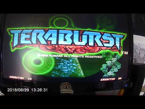 TESTING LEVI 4k 360 camera  =1080p max output lol - TERRABURST konami hornet 3d arcades gameplay