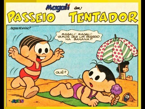 Magali em Passeio tentador - gibis Quadrinhos Turma da Mônica