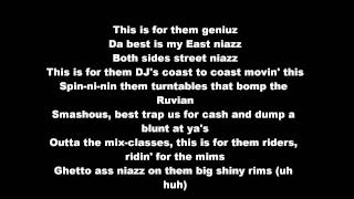 W.C - The Streets ft. Snoop Dogg, Nate Dogg (HD &amp; Lyrics On Screen) Lyrics Uncensored.