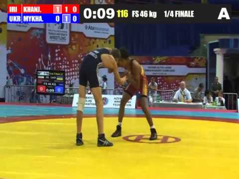 46kg 1/4   KHANJANI SHAHRESTANI Saber-MYKHAYLOV Vasyl