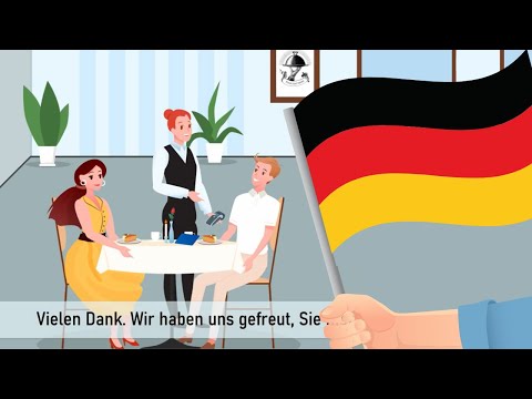 RESTAURANT - Easy German Conversation in the Restaurant - German for Beginners