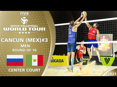 Semenov/Leshukov vs. Gaxiola/Rubio - Men's Round of 16 | Full Match | 4* Cancun 2021 #3