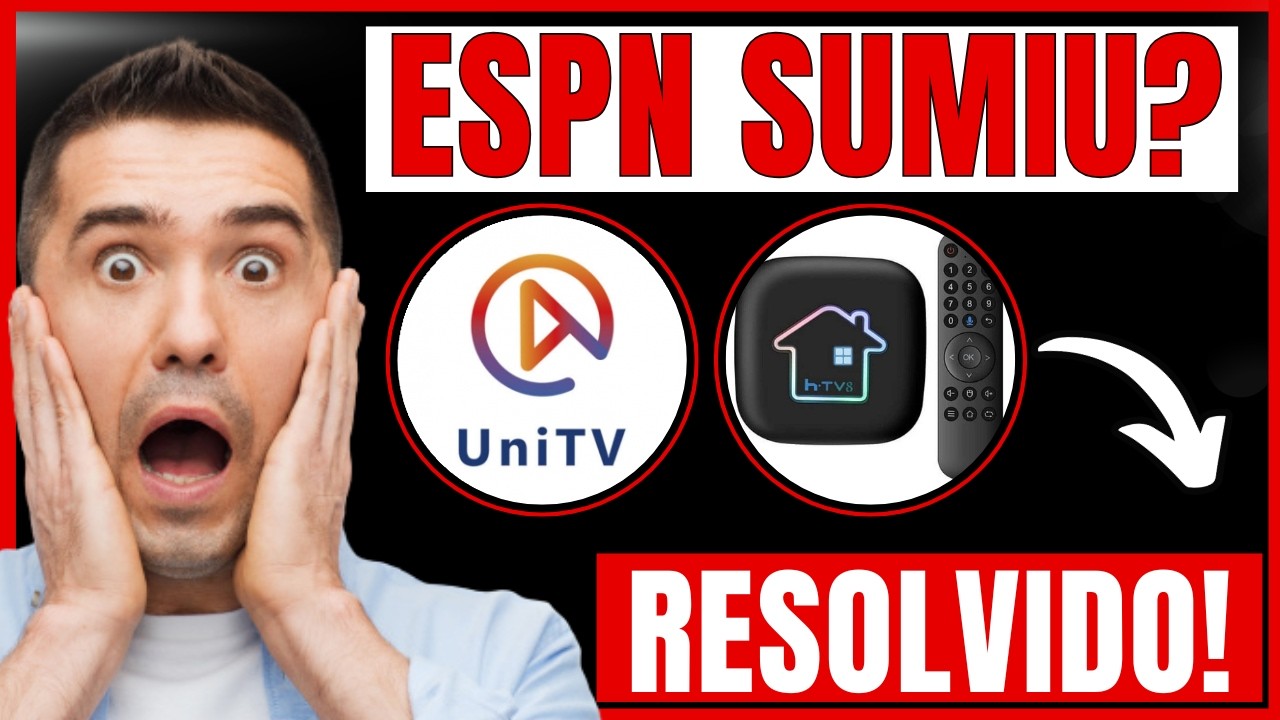 ESPN SUMIU DO UNITV E HTV? ESPN SAIU DO HTV? ESPN SAIU DO UNITV? VEJA COMO RESOLVER!