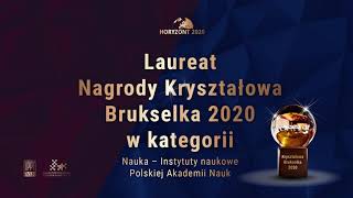 Kryształowa Brukselka 2020 w kategorii Nauka – instytuty naukowe PAN