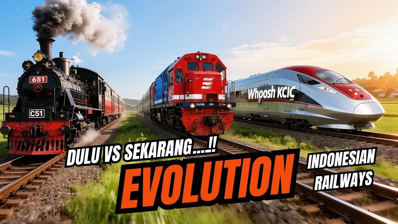🚆 Railway Evolution: A Journey Across Indonesian Train Generations