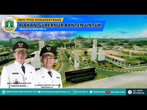    Ajakan Gubernur Banten untuk mencegah penyebaran Covid 19