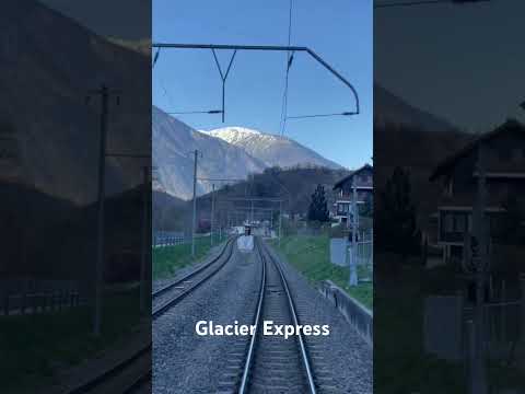 The Glacier Express, Switzerland #adventure #travel #alps #glacierexpress #shortsvideo #mdbc