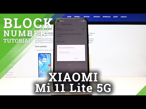 How to Block Number on XIAOMI Mi 11 Lite 5G – Block Calls