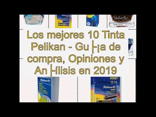Vídeo relacionado con Pelikan 351213 - Tinta de sellar con aplicador, 28 ml, color azul
