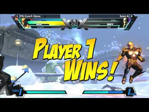 UMVC3 @ Mashfest - PG Coach Steve vs Sean A [720p/60fps]