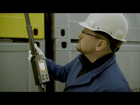 Messung Dosisleistung mit Dosimeter an LAW/MAW-Container