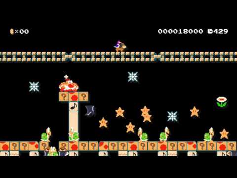LEVEL SHOWCASE: "♪Song Quiz•Tag w/ Dannyh09" by Hyrulean - Super Mario Maker