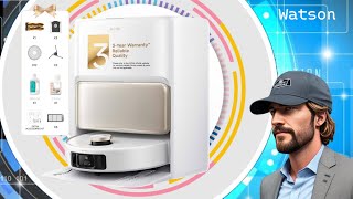 Mova V50 Ultra Complete Robot Vacuum & Mop - Self Cleaning, FlexiRise Navigation, DuoSolution System