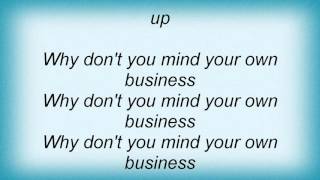 Living Colour - Mind Your Own Business Lyrics