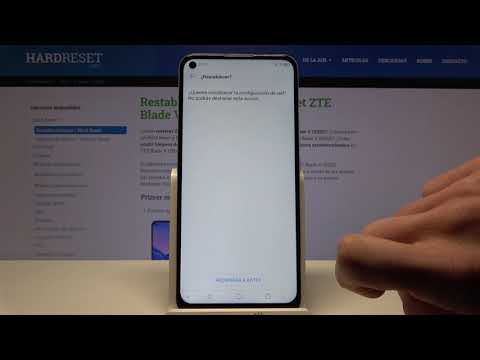 Cómo restablecer configuración de red en ZTE Blade V2020 - solucionar problemas de conexión