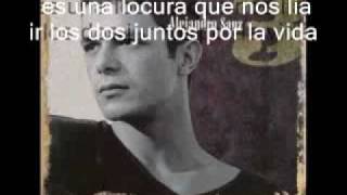 alejandro sanz - eres mia ( video y letra).avi