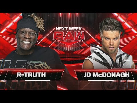R-Truth vs JD McDonagh | WWE RAW 02/12/24