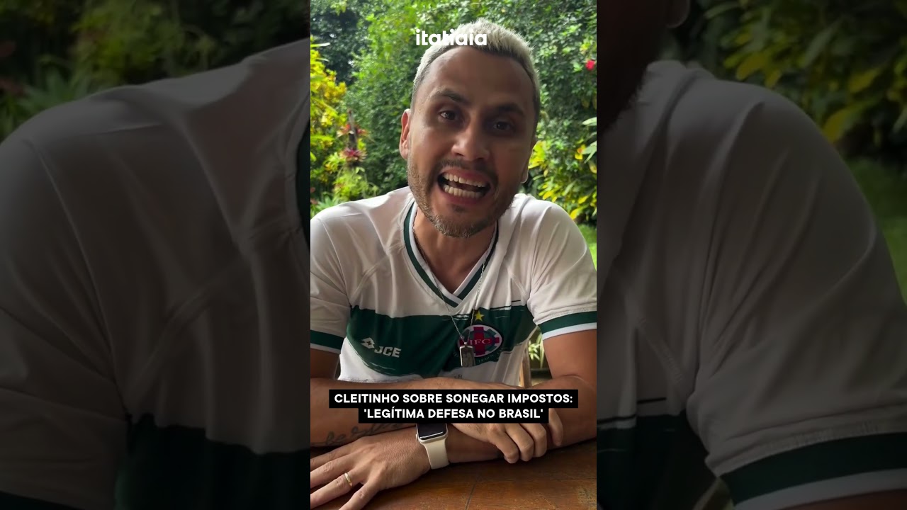 CLEITINHO SOBRE SONEGAR IMPOSTOS: 'LEGÍTIMA DEFESA NO BRASIL'