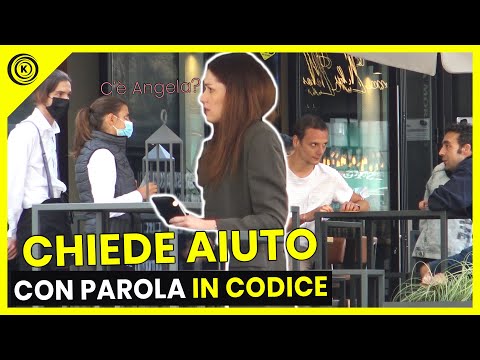 Donna CHIEDE AIUTO con Parola in Codice - Esperimento Sociale - Kiko. Co