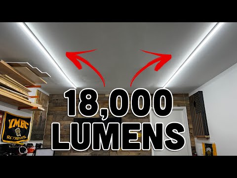 $60 Garage Shop LED lighting Upgrade - Barrina T5