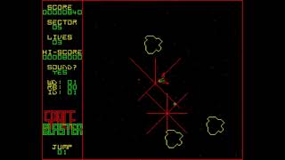 Space Blaster (unreleased) for the BBC Micro