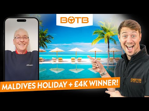 5-STAR Maldives Holiday + £4,000 Winner in Scotland! BOTB Winner