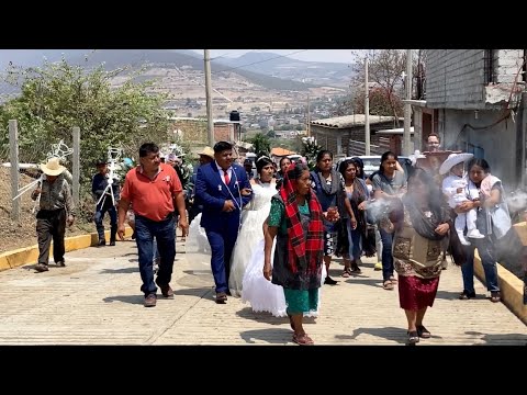 Boda oaxaqueña San Dionisio Ocotepec Tlacolula Oaxaca 2024 tradiciones de mi pueblito