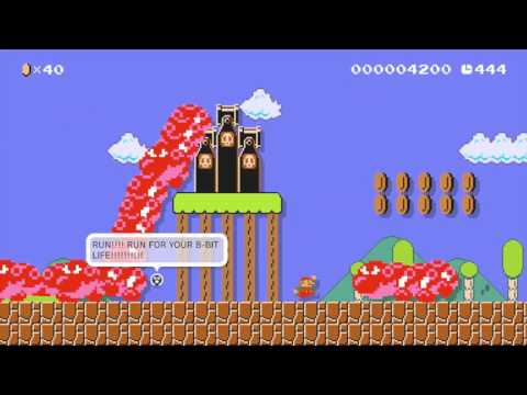 Super Mario Maker: Player Course: "Wiggler's Revenge" [1080 HD]