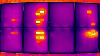 Drone Thermography of Half-cut Solar Cells
