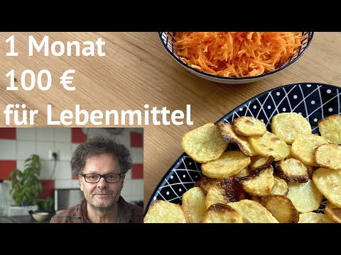 100 €: Lebensmittel für einen Monat