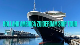 Holland America Zuiderdam Ship Tour 