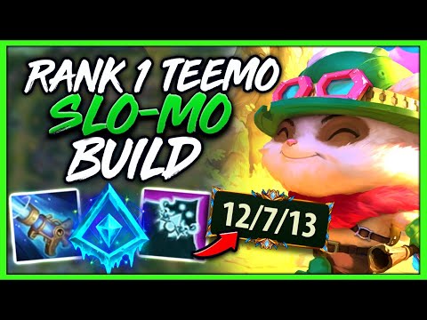 #1 TEEMO WORLD NOBODY CAN ESCAPE THIS PERMA-SLOW BUILD - League of Legends