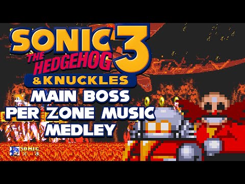 Sonic 3 & Knuckles Main Boss Theme Per-Zone-Based Medley