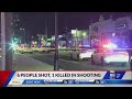6 people shot, 1 killed in shooting