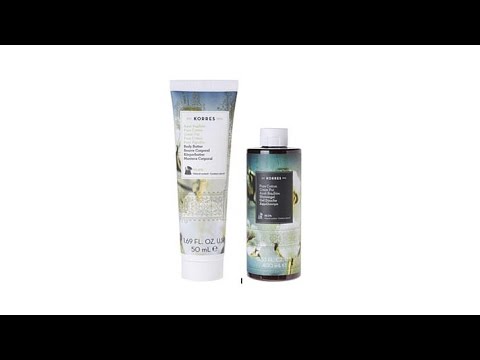 Korres Pure Cotton Body Butter   Shower Gel Duo