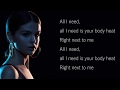 Selena Gomez - Body Heat (lyrics) - Boat Lyrics Selena Gomez - Body Heat (lyrics)