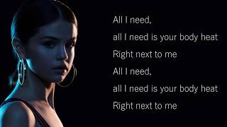 Selena Gomez - Body Heat (lyrics)