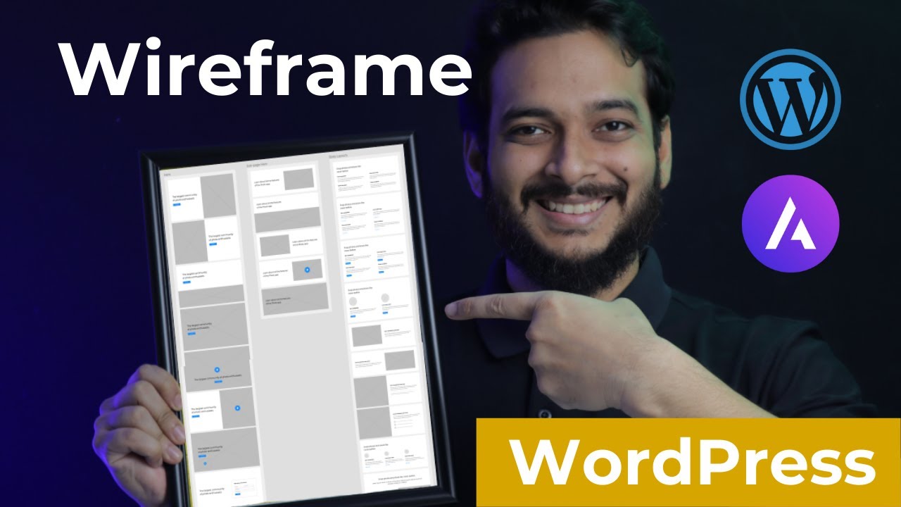 How to Build Wireframes in WordPress using the (Astra theme and Starter template)